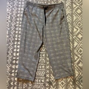 DASH plaid menswear cropped pants size XLP (T115)